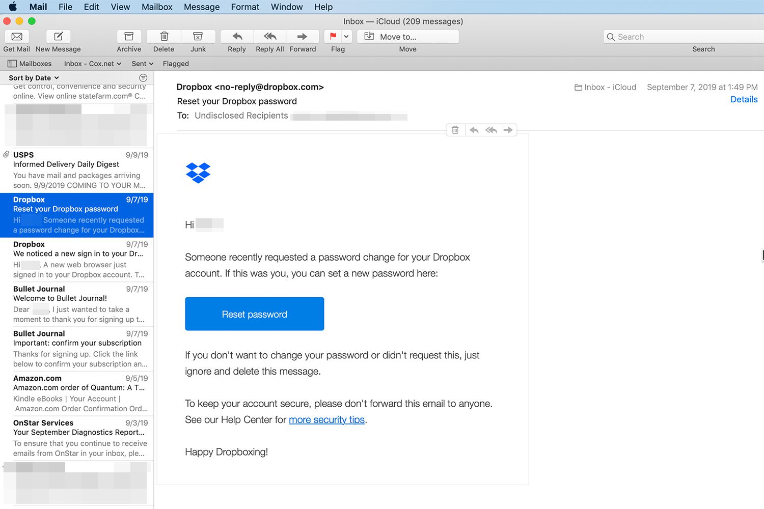 email client for mac read tracking
